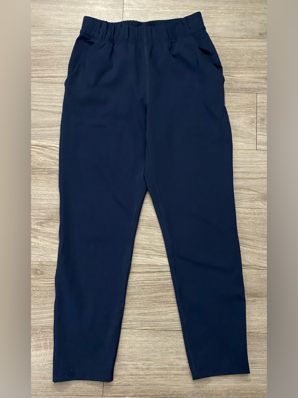 Babaton Navy Weekender Elastic-Waist Jogger Pants